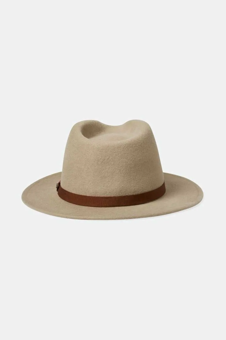 Messer Packable Fedora - Timberwolf/Light Brown sold by Brixton product image thumbnail 2