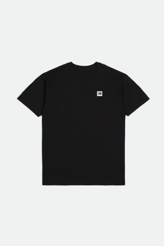 Alton S/S Standard Tee - Black sold by Brixton