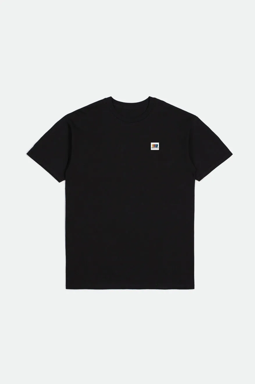 Alton S/S Standard Tee - Black sold by Brixton