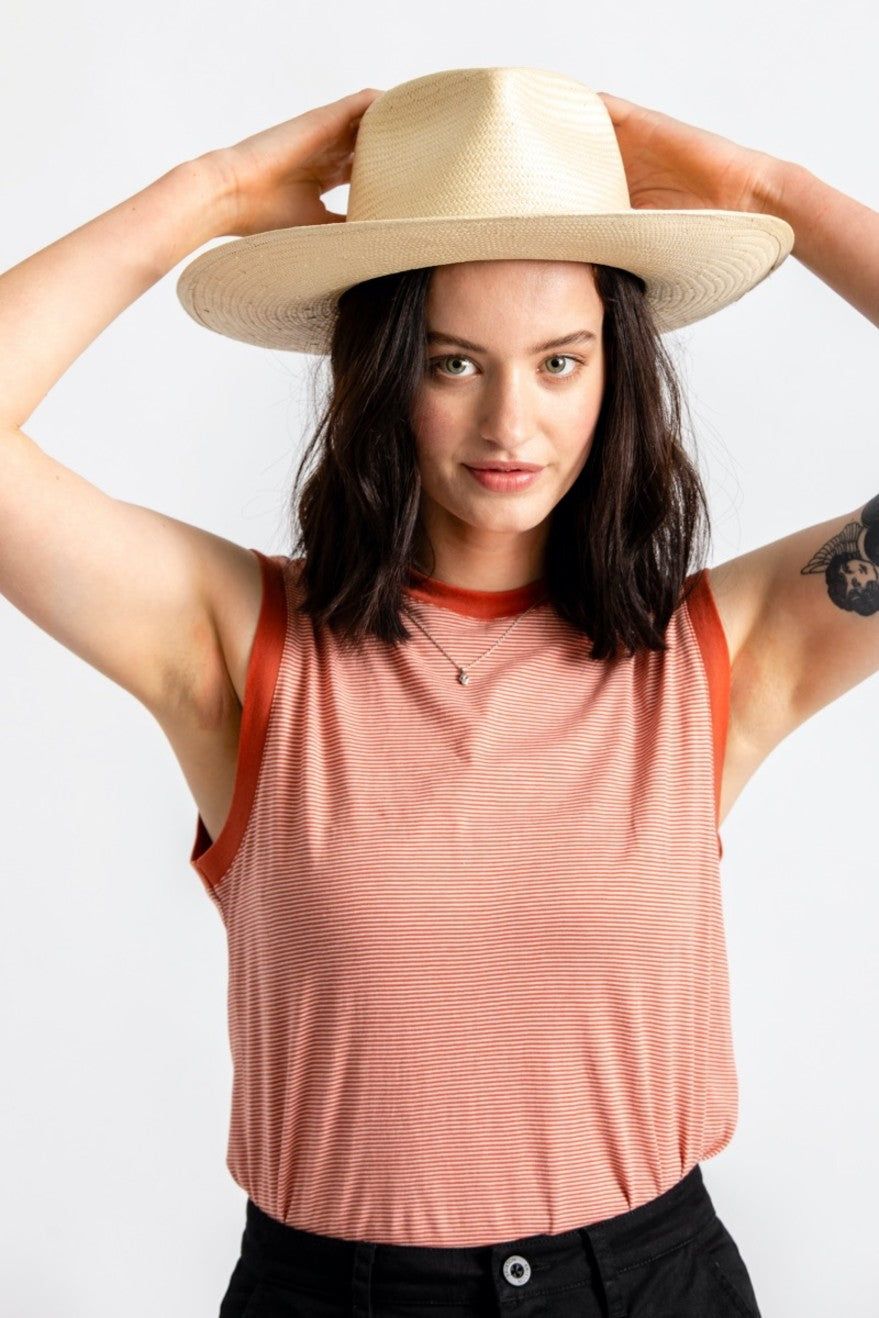 Cynthia Muscle Tank - Ginger sold by Brixton product image thumbnail 2