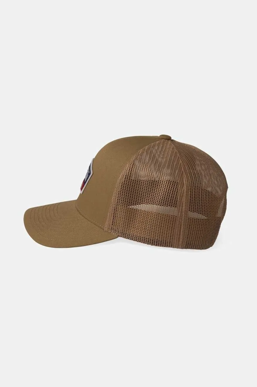 Regal Netplus Trucker Hat - Khaki/Khaki sold by Brixton product image thumbnail 3