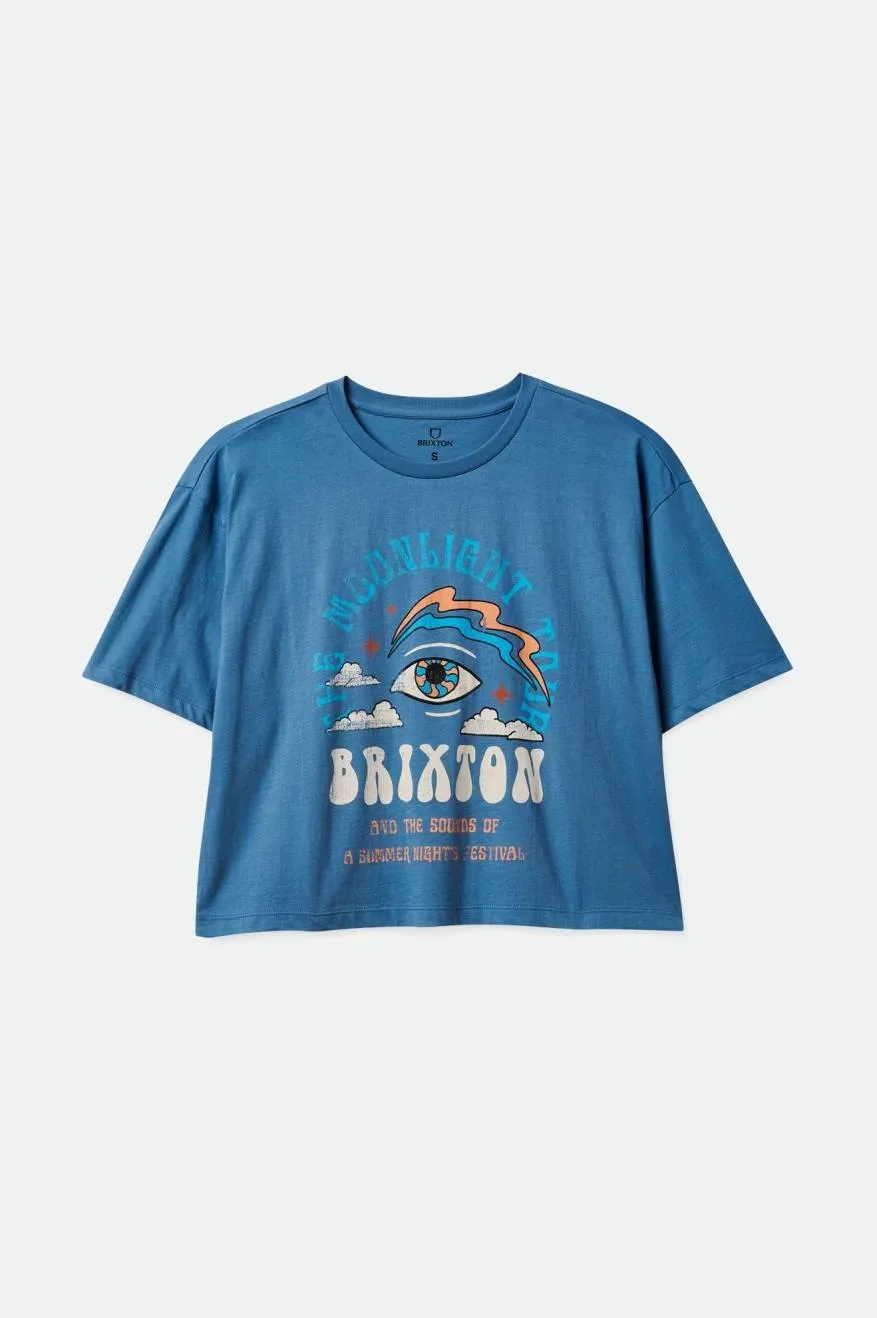 Moonlight Tour S/S Skimmer Tee - Blue Heaven sold by Brixton product image thumbnail 2