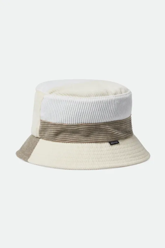 Gramercy Packable Bucket Hat - Off White/Beige/White sold by Brixton