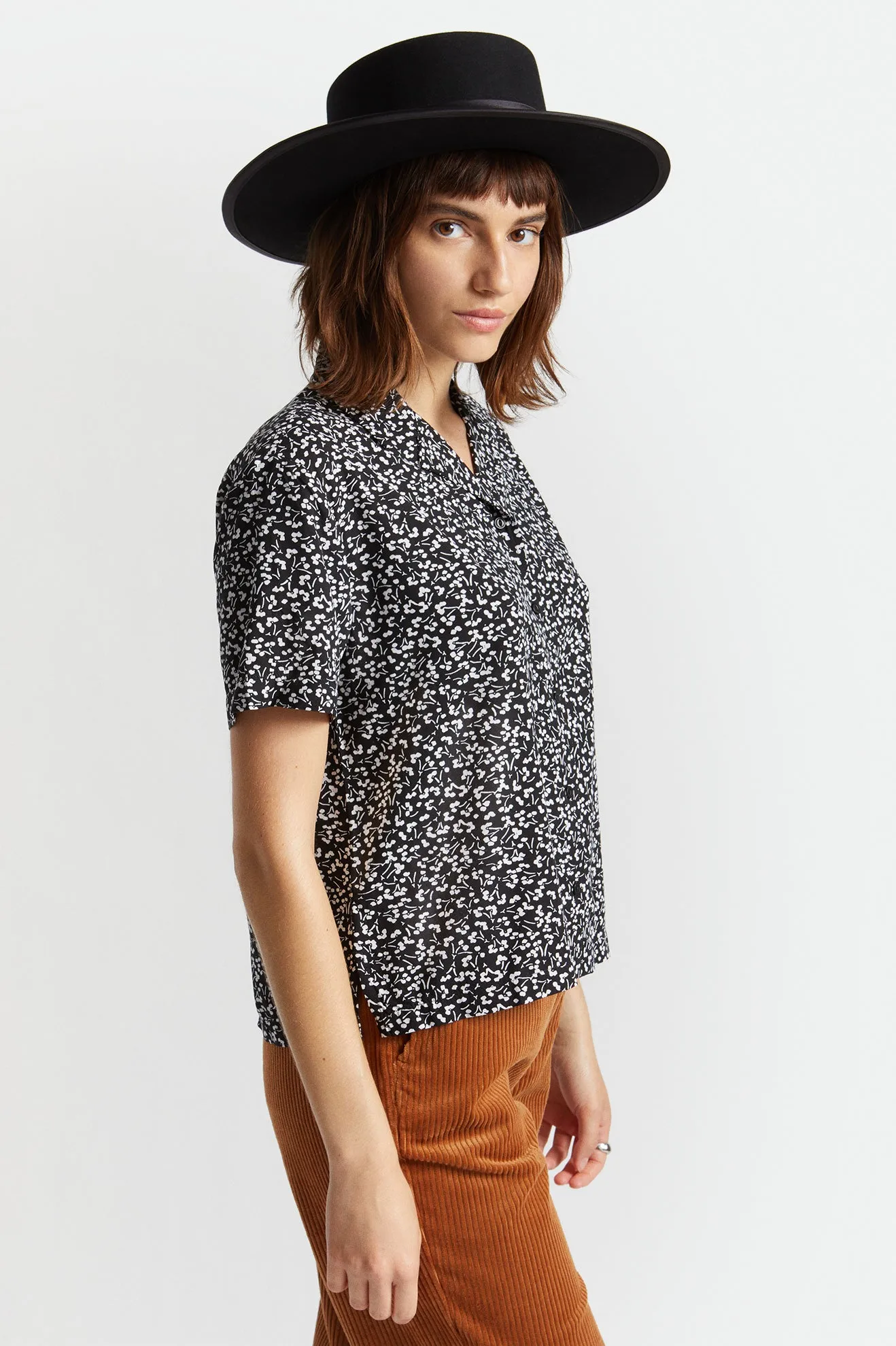 Ryder S/S Woven - Black sold by Brixton product image thumbnail 3