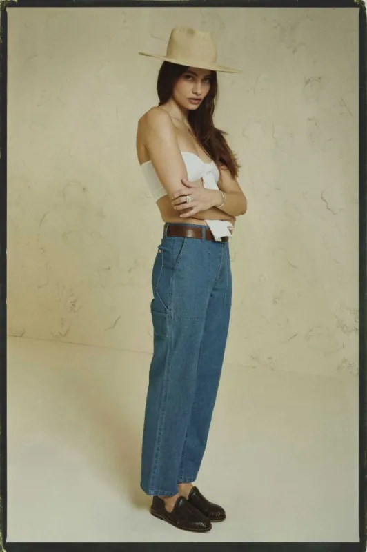 Alameda Pant - Medium Indigo sold by Brixton