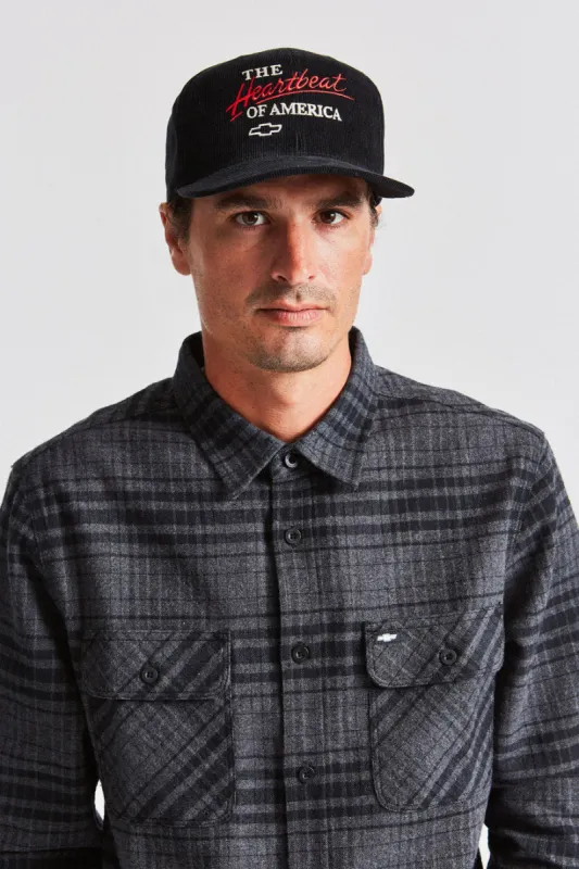 Heartbeat MP Snapback - Bel Air Black sold by Brixton