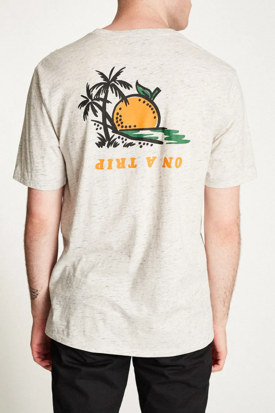 Valencia S/S Pocket Tee - Heather Stone sold by Brixton product image thumbnail 3