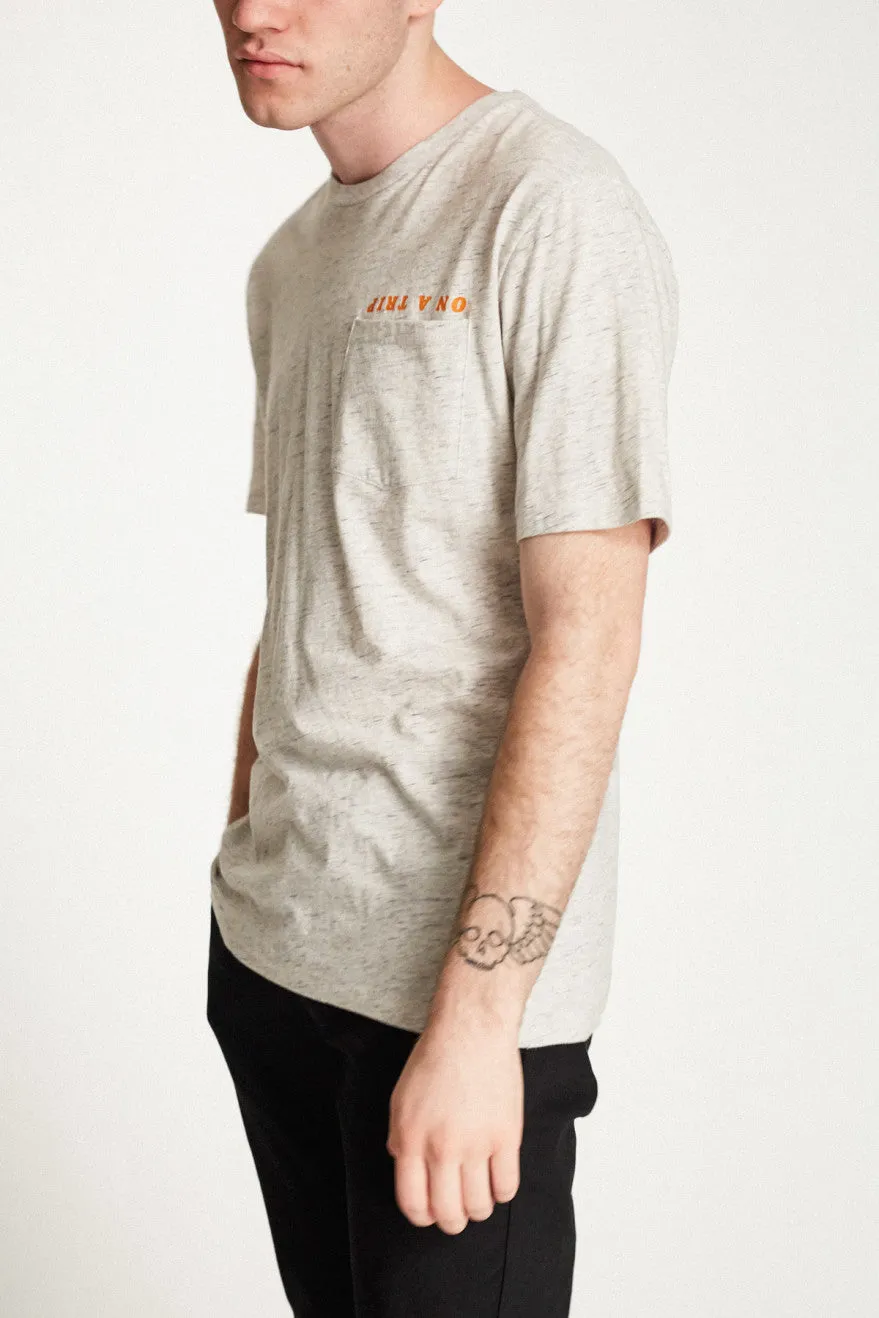Valencia S/S Pocket Tee - Heather Stone sold by Brixton product image thumbnail 2
