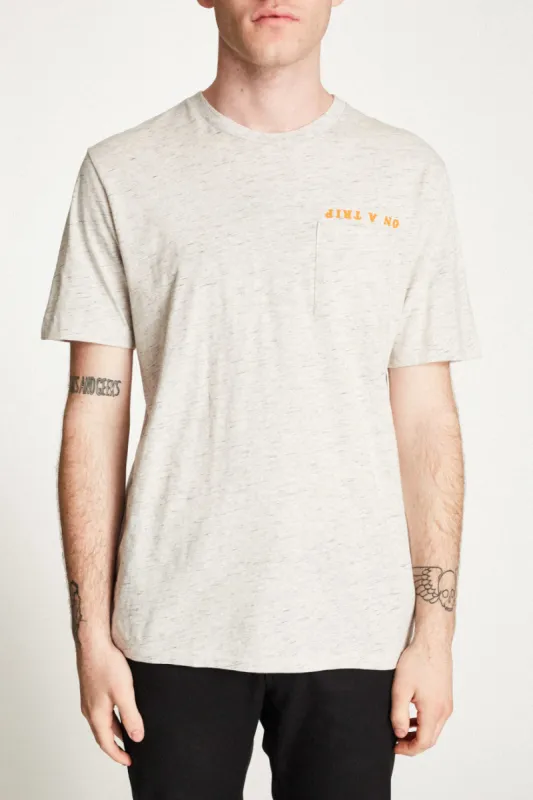 Valencia S/S Pocket Tee - Heather Stone sold by Brixton