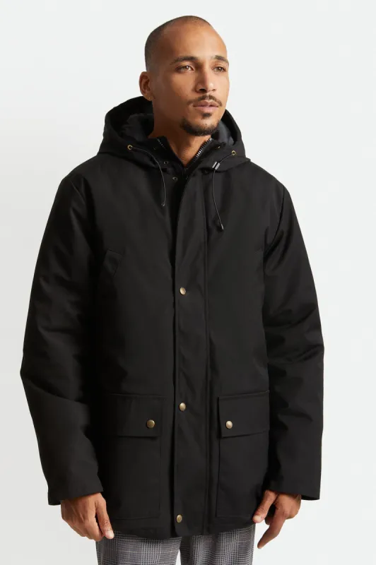 Storm Parka Jacket - Black sold by Brixton