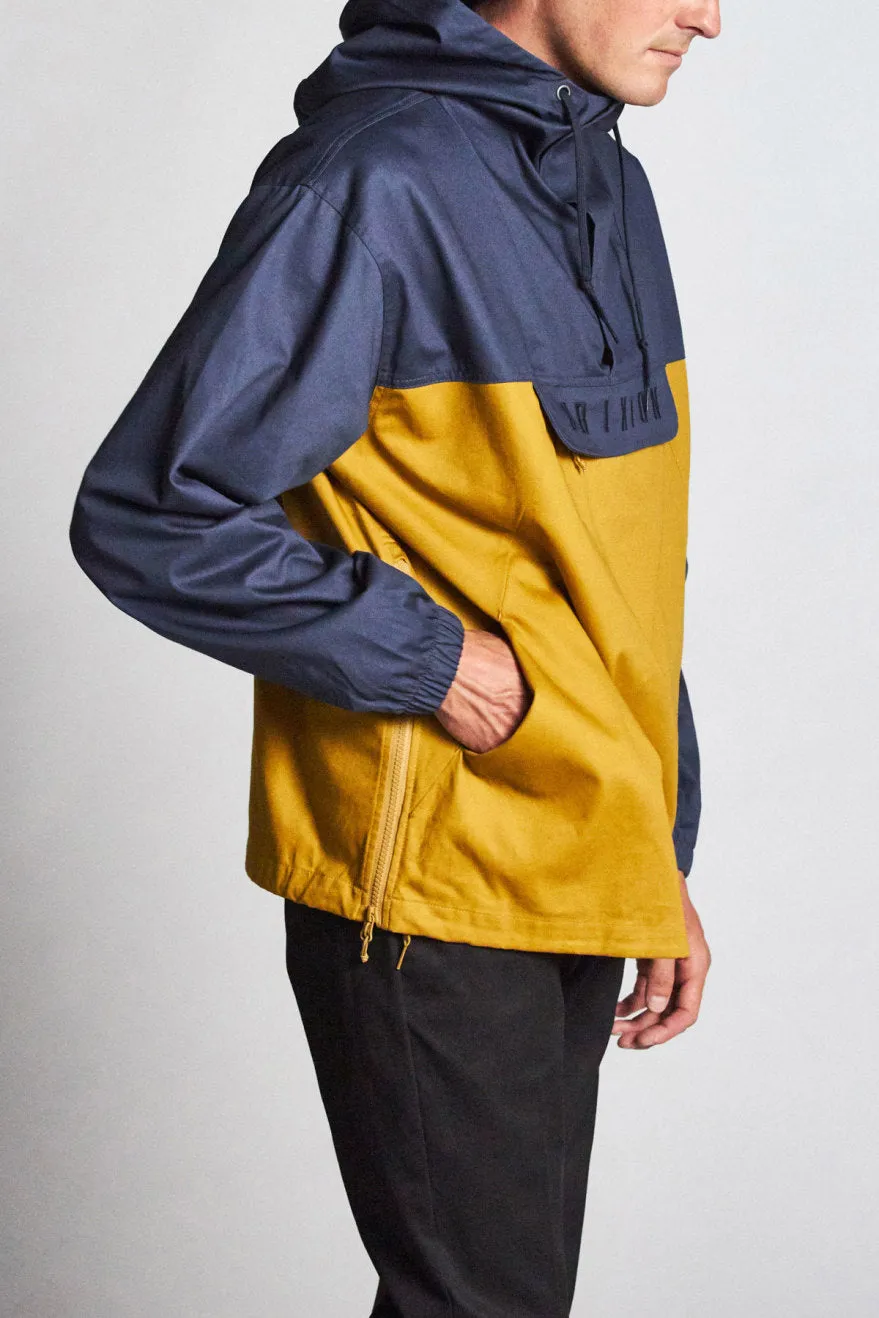 Breton Anorak Jacket - Washed Navy/Maize sold by Brixton product image thumbnail 2