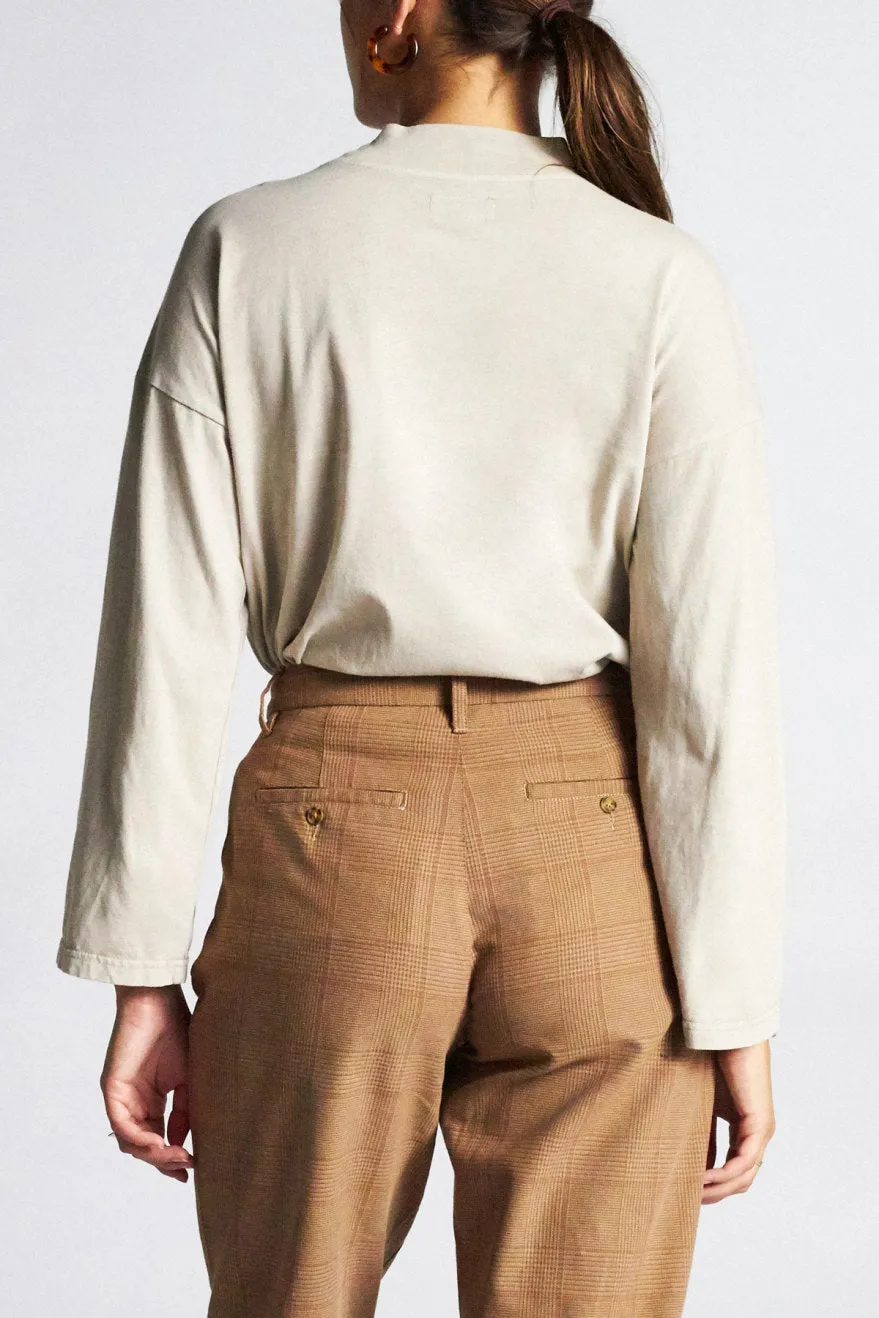 Anne L/S Mock Neck Tee - Vanilla sold by Brixton product image thumbnail 3