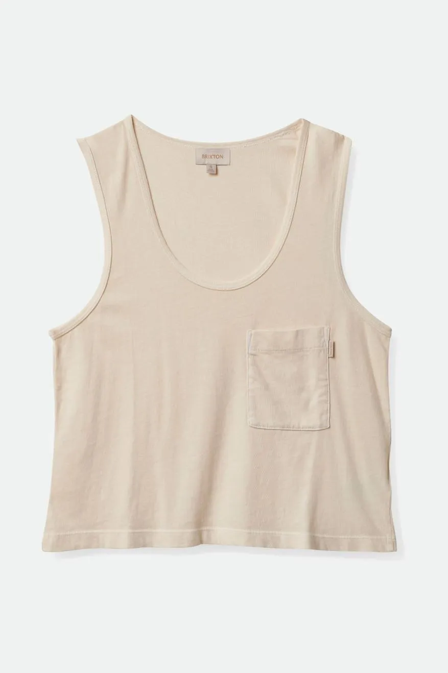 Carefree Pocket Tank - Whitecap sold by Brixton