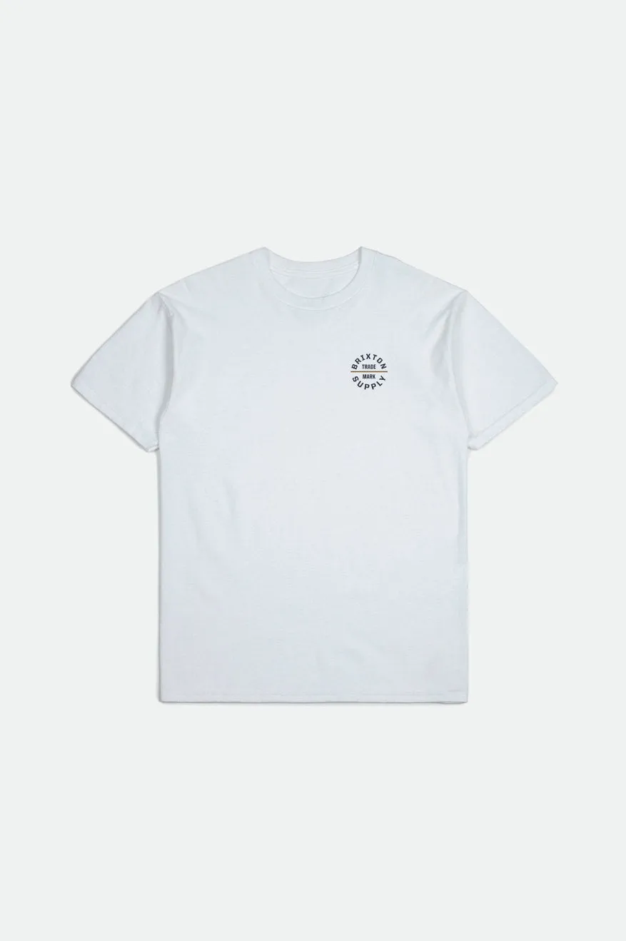 Oath V S/S Standard Tee - White sold by Brixton