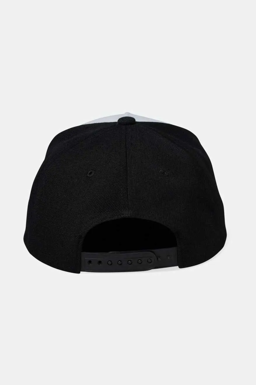 Linwood Netplus Snapback - Black/White/Black sold by Brixton product image thumbnail 2