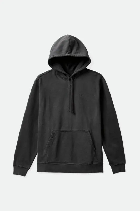 Vintage Reserve Hood - Black Vintage Wash sold by Brixton