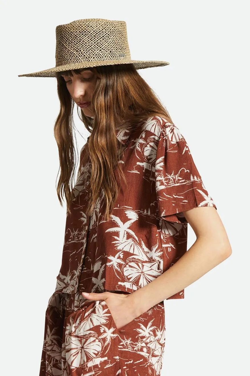 Westward Straw Hat - Tan sold by Brixton product image thumbnail 2