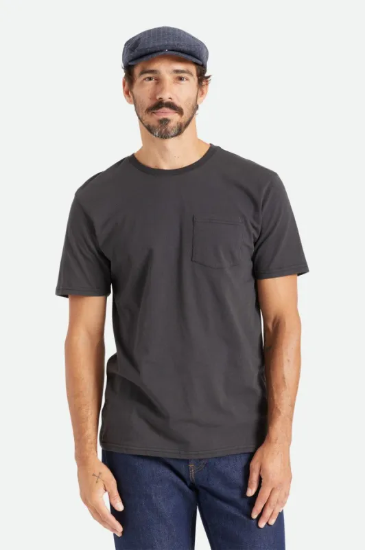 Basic S/S Pocket Tee - Black sold by Brixton