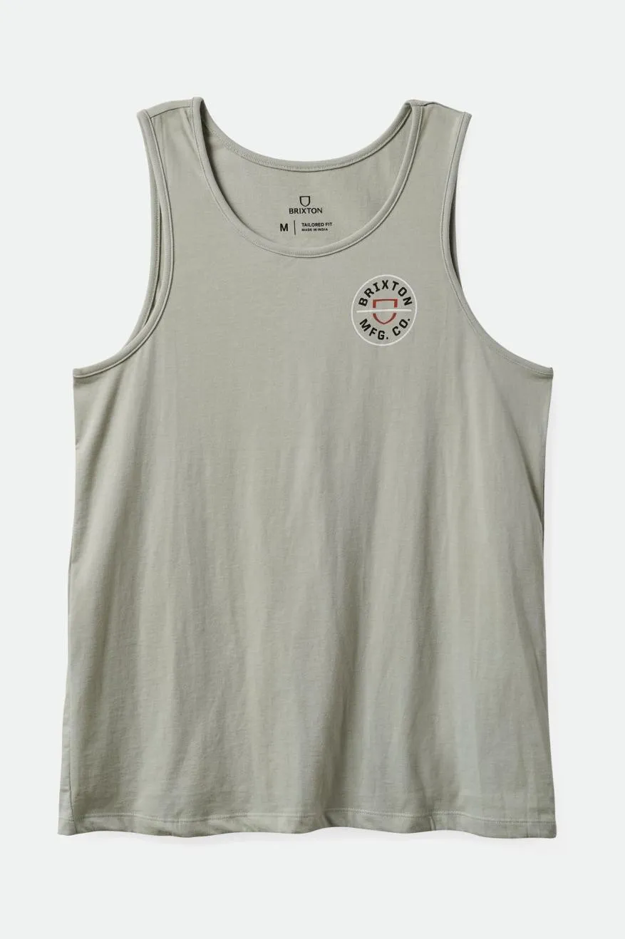 Crest Tank Top - Mineral Grey sold by Brixton