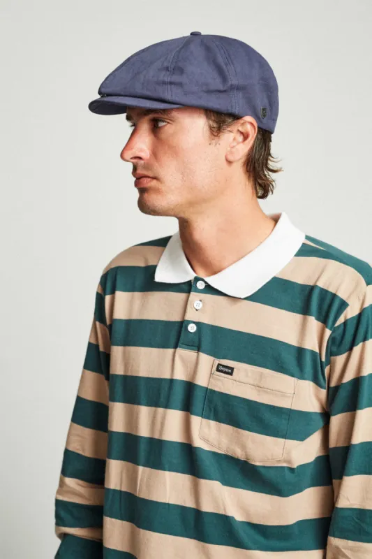 Brood Snap Cap - Deep Blue sold by Brixton