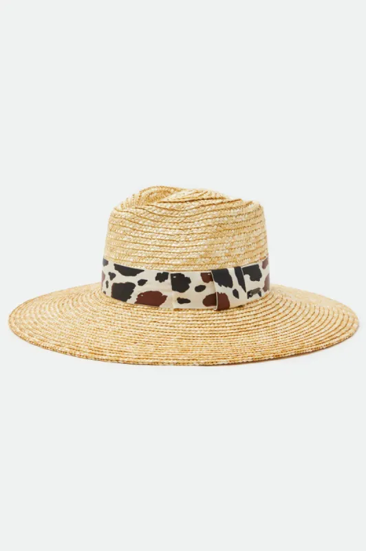 Joanna Hat - Honey/Cattle sold by Brixton