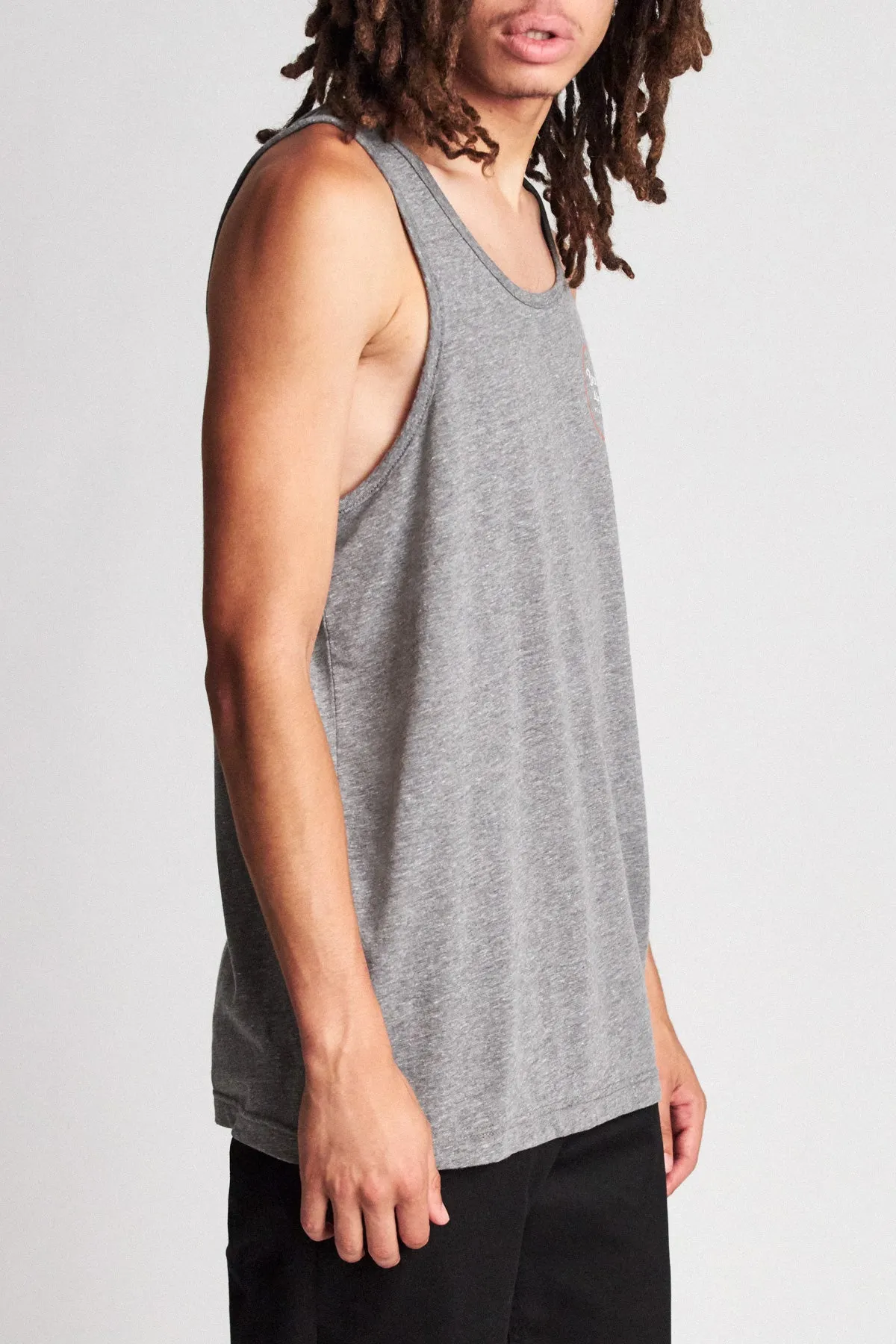 Wheeler Tank Top - Heather Grey/Henna sold by Brixton product image thumbnail 4