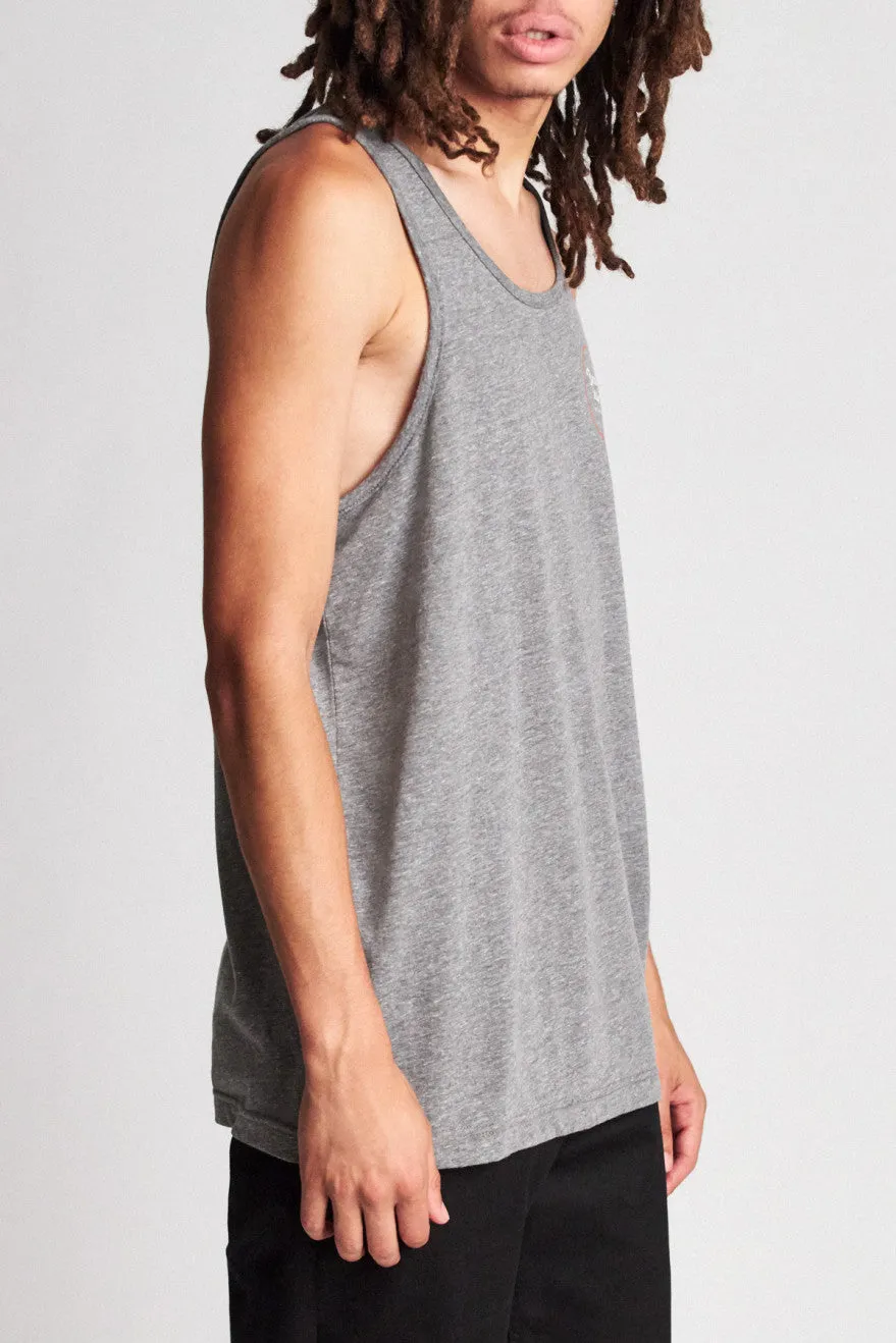 Wheeler Tank Top - Heather Grey/Henna sold by Brixton product image thumbnail 2