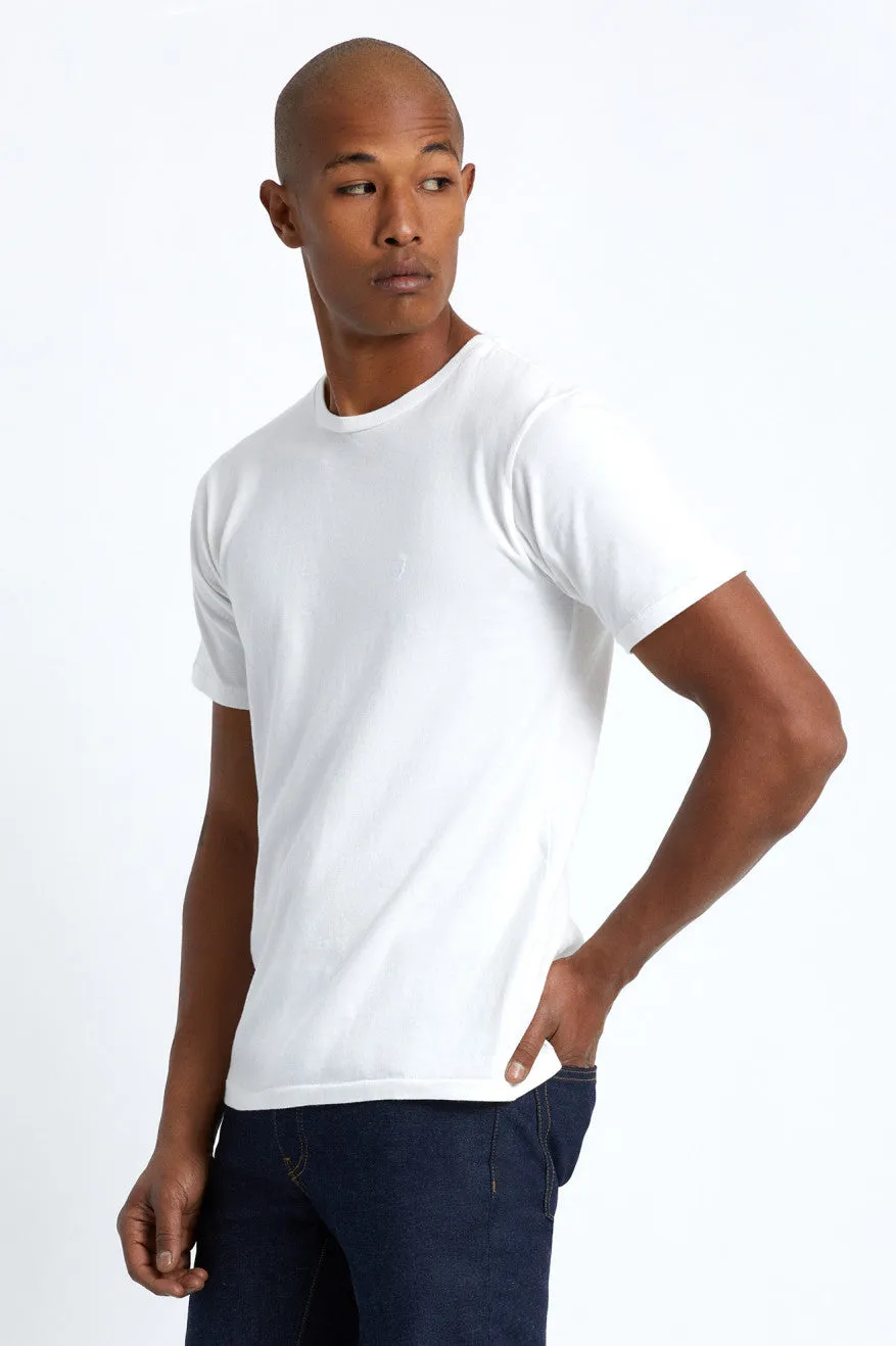 Vintage Beat Up S/S Tee - Off White sold by Brixton product image thumbnail 3