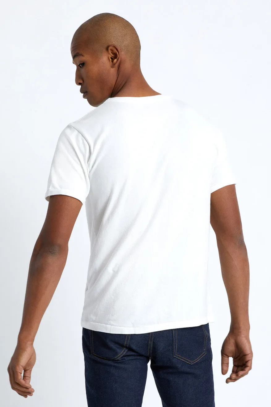 Vintage Beat Up S/S Tee - Off White sold by Brixton product image thumbnail 4