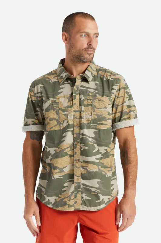 Charter Utility S/S Woven - Tear Drop Camo sold by Brixton