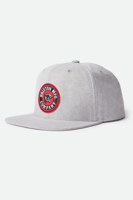 Forte Utility MP Snapback - Grey sold by Brixton