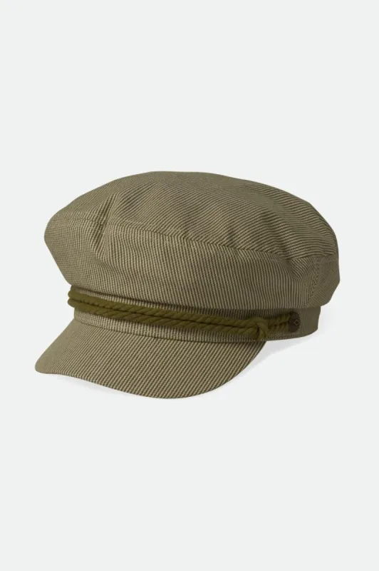 Fiddler Fisherman Cap - Sea Kelp/Oat Milk sold by Brixton
