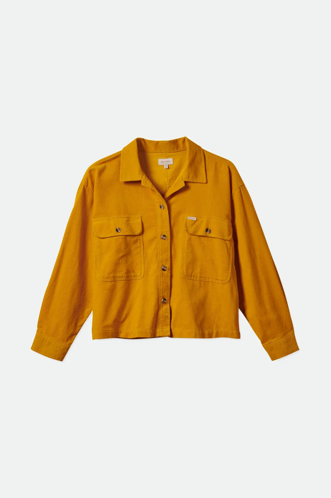 Bowery Women's Corduroy L/S Flannel - Golden Glow sold by Brixton