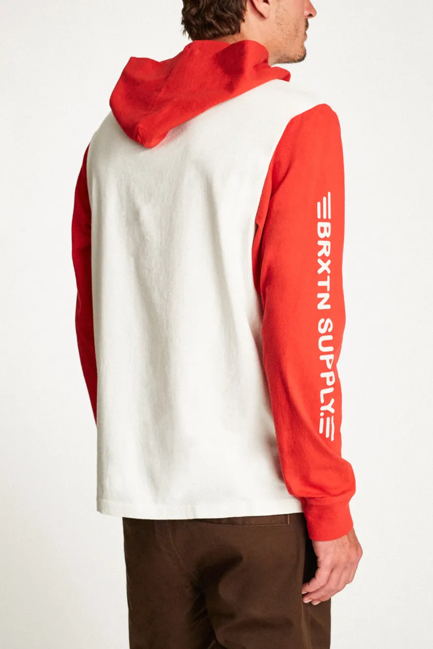 Pinion L/S Hood Knit - Off White sold by Brixton product image thumbnail 3