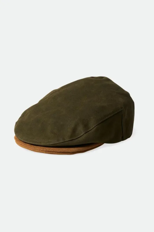 Hooligan Flat Cap - Olive Surplus/Tan sold by Brixton