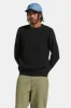 Jacques Waffle Knit Sweater - Black sold by Brixton