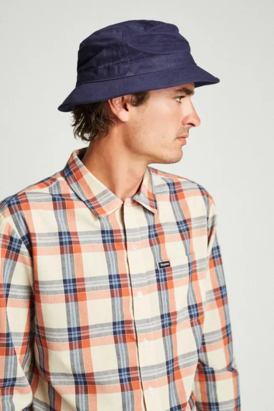 Stowell Bucket Hat - Navy sold by Brixton