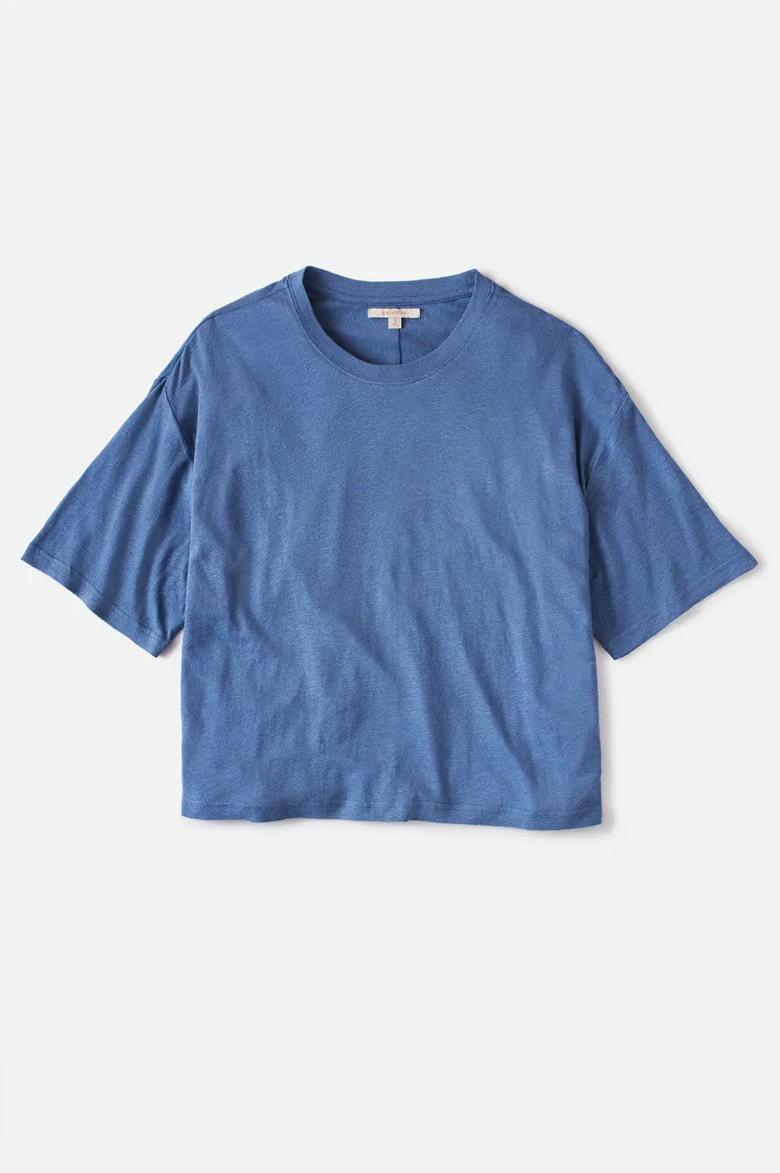 Montauk Skimmer Tee - Slate Blue sold by Brixton product image thumbnail 5