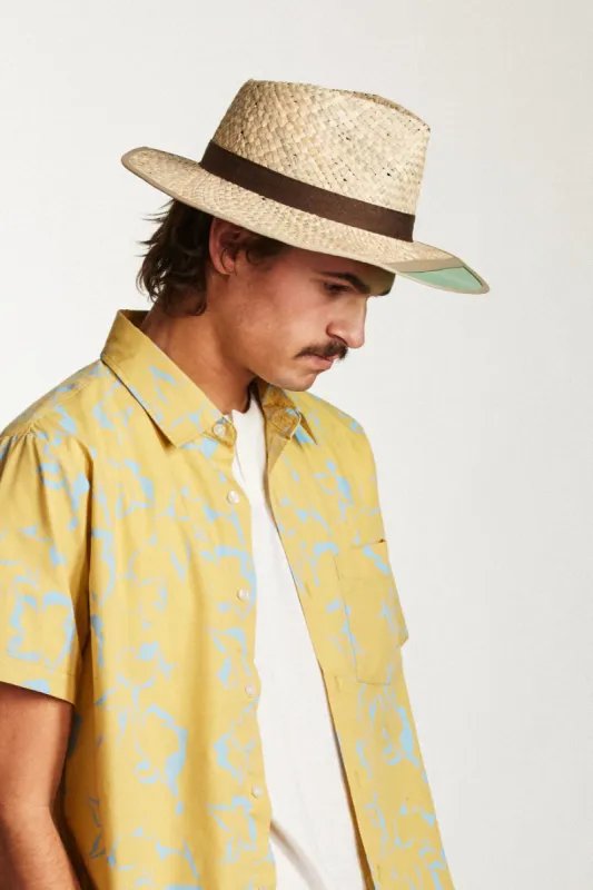 Hunter Fedora - Tan sold by Brixton