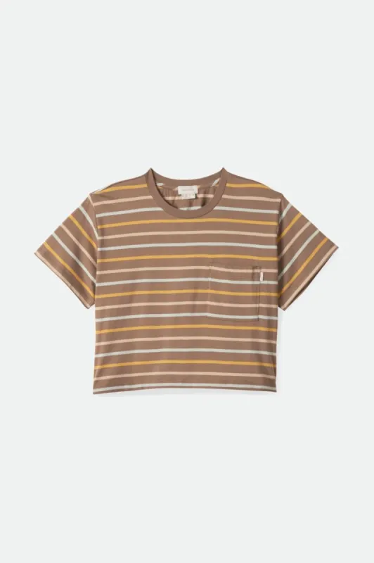Carefree Pocket Tee - Twig sold by Brixton