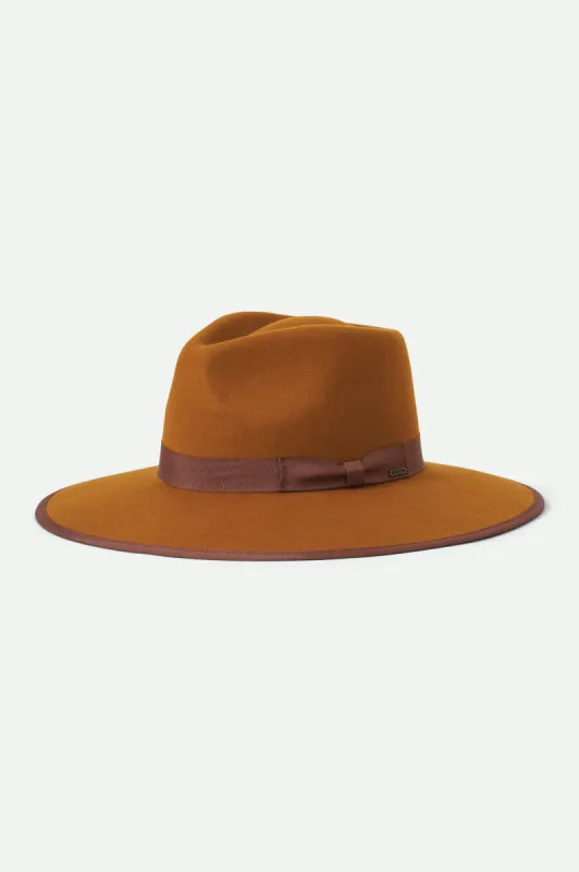 Jo Rancher Hat - Brass sold by Brixton