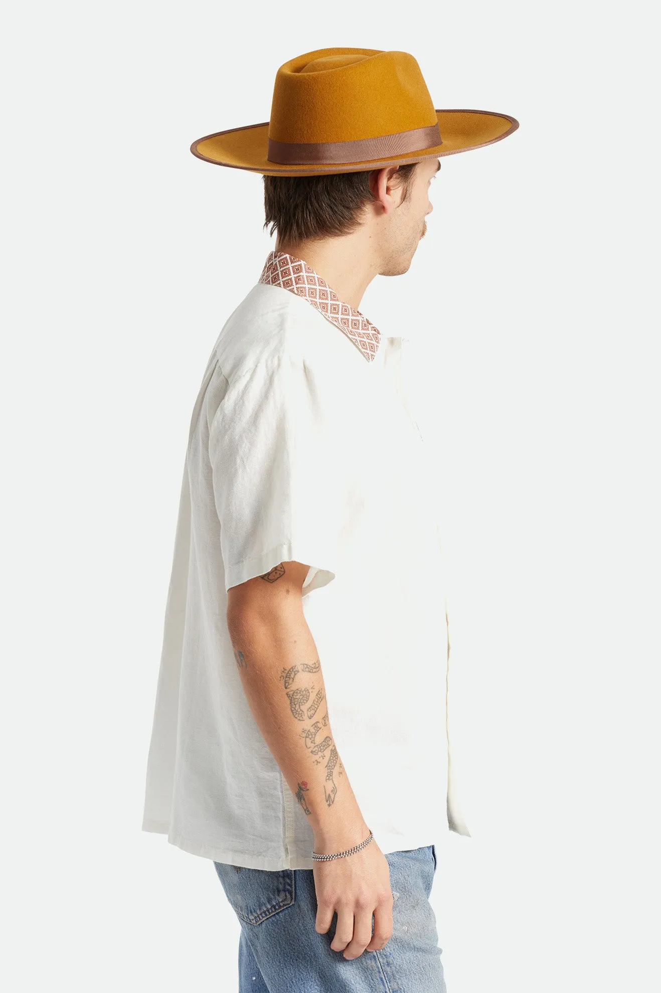 Jo Rancher Hat - Brass sold by Brixton product image thumbnail 4