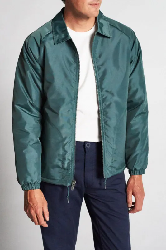 Claxton Collar Sherpa Jacket - Emerald sold by Brixton