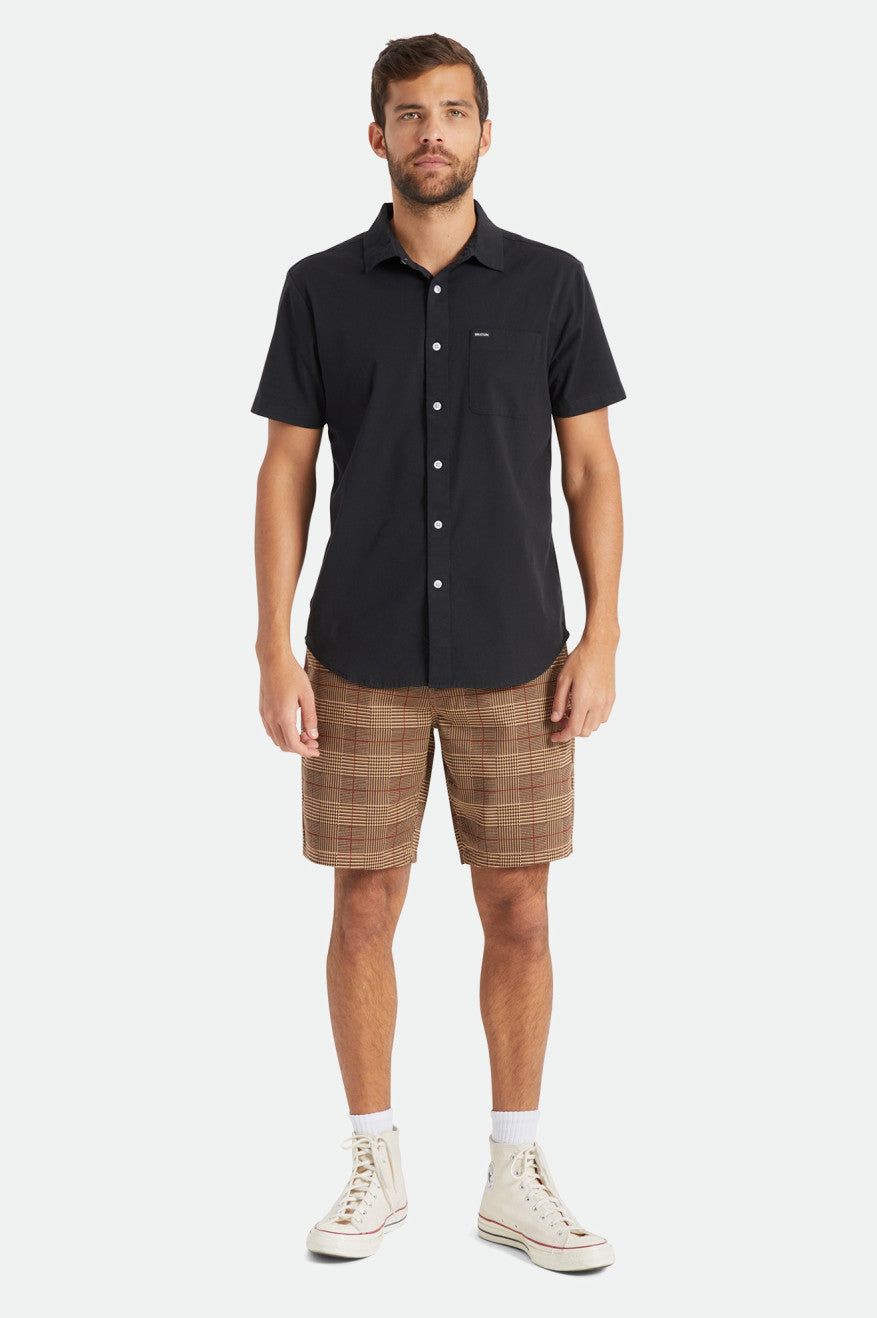 Charter Oxford S/S Shirt - Black sold by Brixton product image thumbnail 2