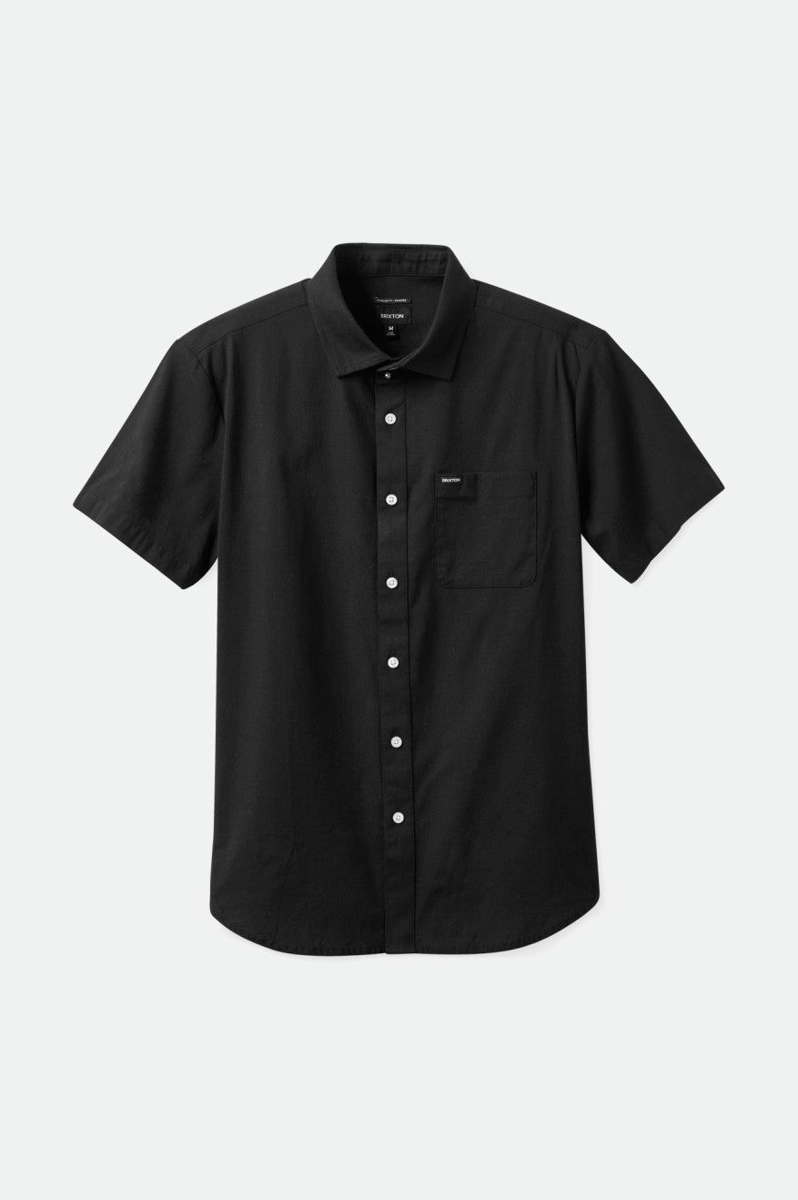 Charter Oxford S/S Shirt - Black sold by Brixton product image thumbnail 6