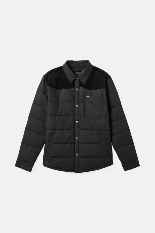 Cass Jacket - Black/Black Cord sold by Brixton