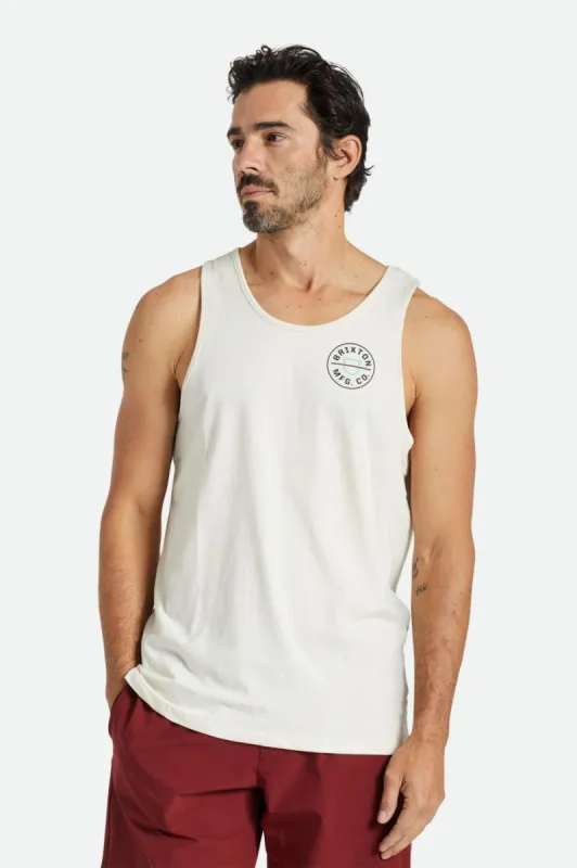 Crest Tank Top - Whitecap sold by Brixton