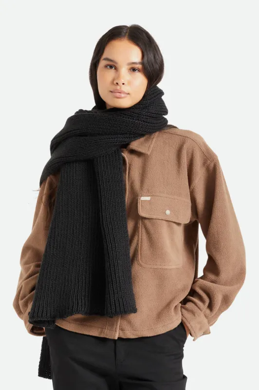 Dillon Scarf - Black sold by Brixton