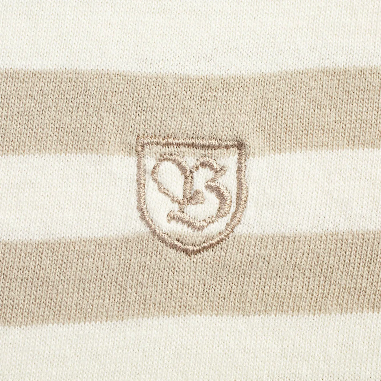 Hilt Mini Stripe S/S Knit - Dove/Rock sold by Brixton product image thumbnail 4