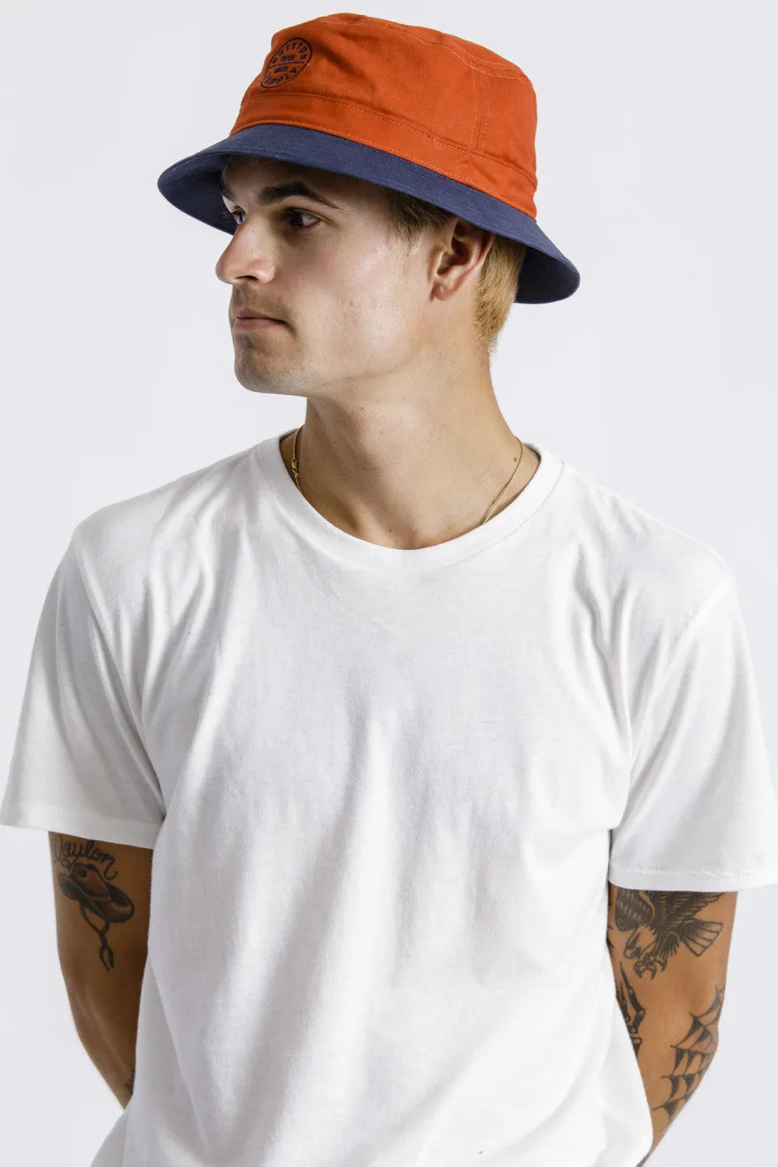 Oath Bucket Hat - Autumn/Washed Navy sold by Brixton product image thumbnail 2